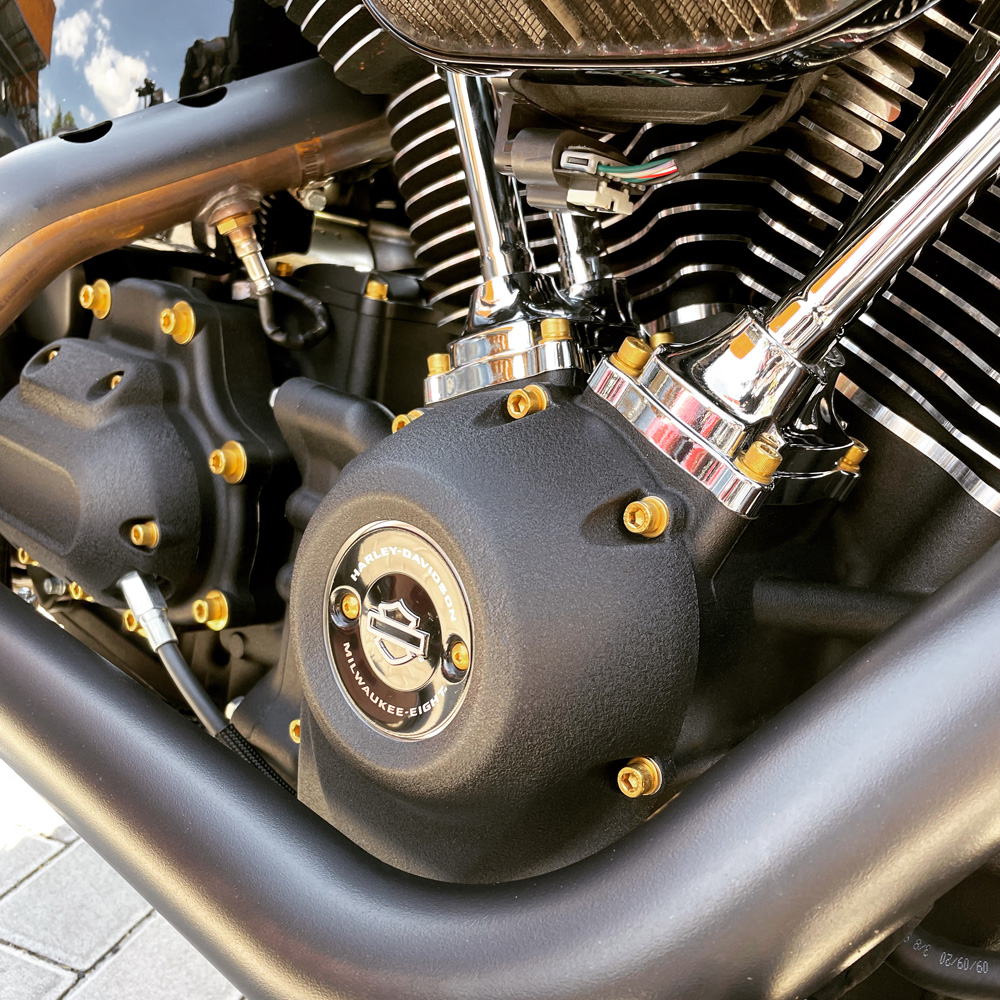 Milwaukee acht Motorschrauben Gold
